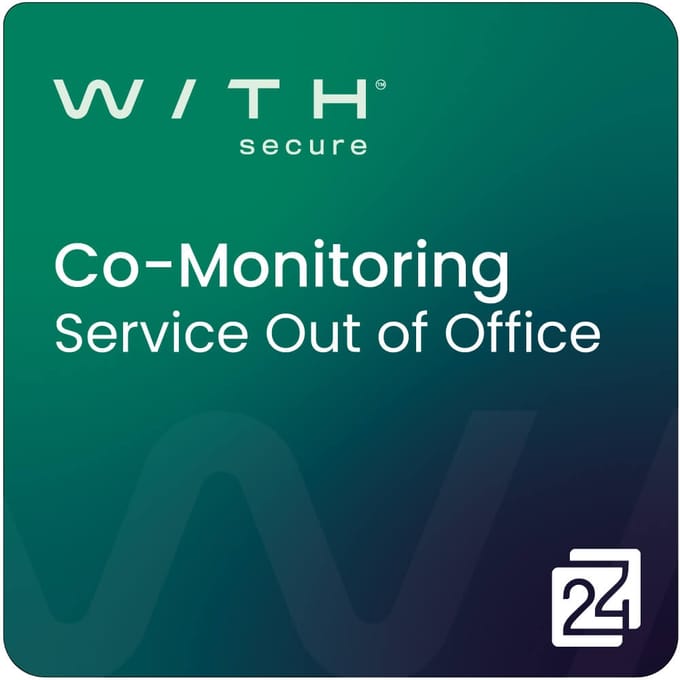 WithSecure Co-Monitoring Service Out of Office 1 Jaar 25 - 99 User Nieuwe Aankoop