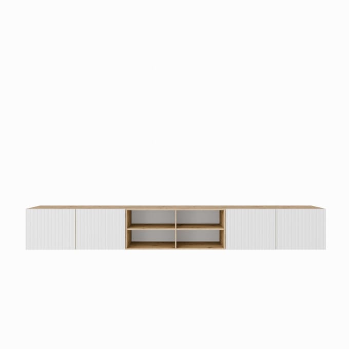 TV-kast Mio IV 300 (3x100) cm (artisan + wit)