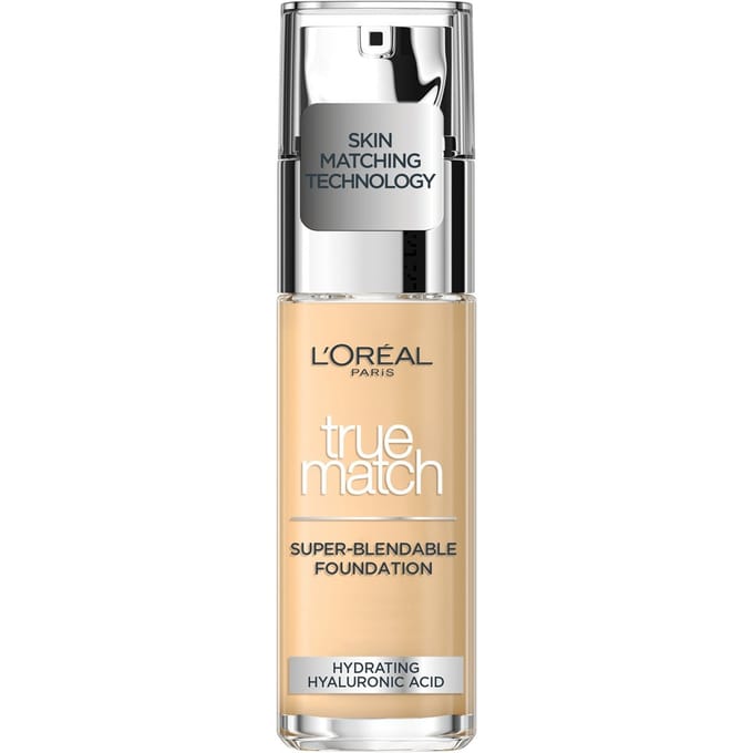 L’Oréal Paris True Match Foundation - 1N - Natuurlijk Dekkende Foundation met Hyaluronzuur en SPF 16 - 30ml - Vegan