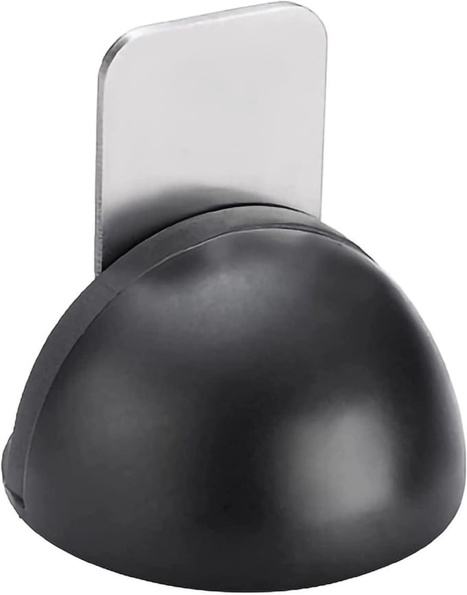 Deurstopper - Vloerstopper - Muren Beschermen - Ovaal Design - Met Schroeven - Goud