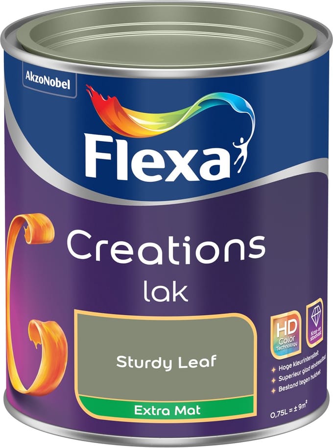 Flexa - Creations Lak Extra Mat - Sturdy Leaf - 750 Ml