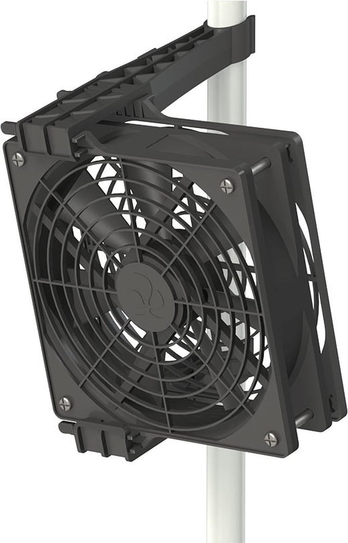 Secret Jardin MF120 Monkey Fan 24 volt 1.5 watt 12 cm - Ventilator - Clipventilator - Kweektent