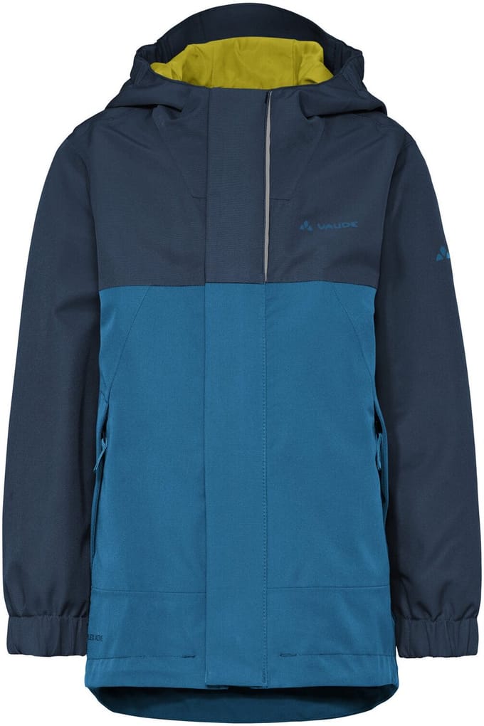 Vaude Caprea Rain Jas Blauw 134-140 cm Kinderen