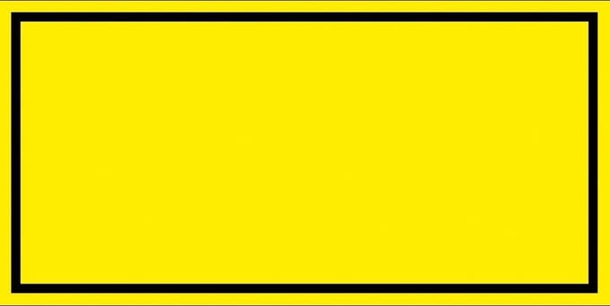 Blanco waarschuwingssticker 100 x 50 mm