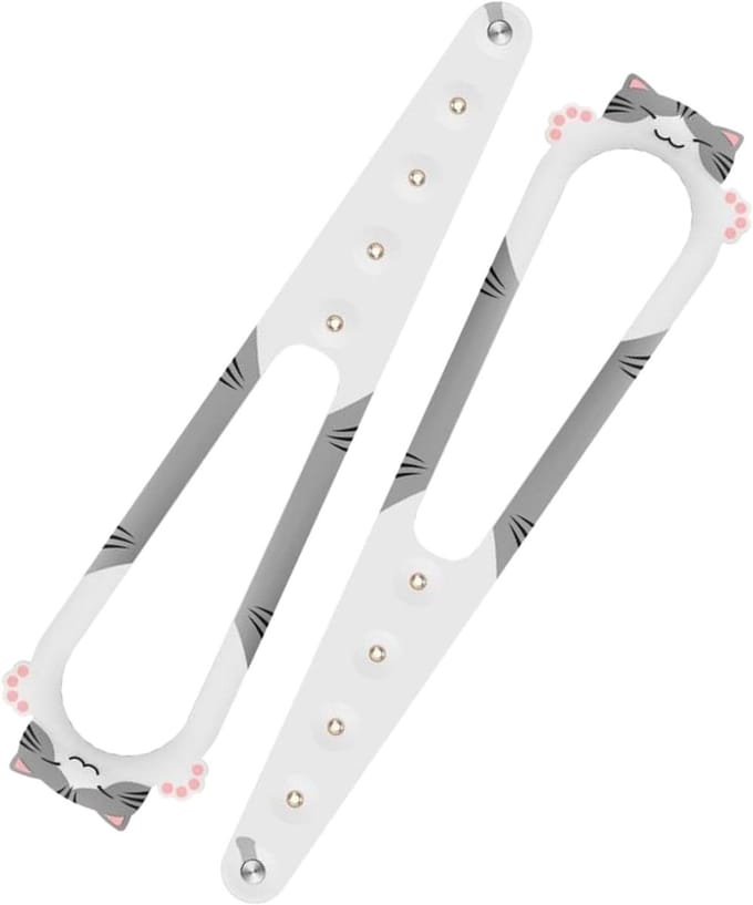 Katten Deurstopper - Kattenluikje Deur - Veilige Toegang - Verstelbare Hoogte - 31.5 cm - Grijs