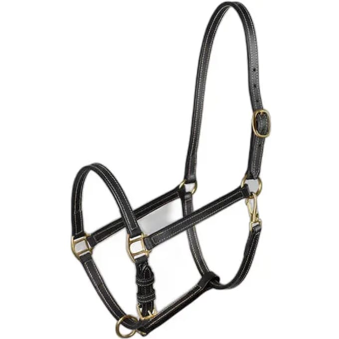 Horze Fremont Lederen Halster, Black,