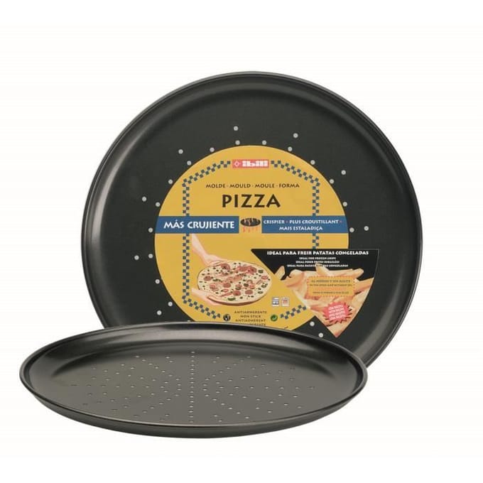Pizzavorm - IBILI - 821928 - 28 cm - Anti-aanbakstaal - Geperforeerd