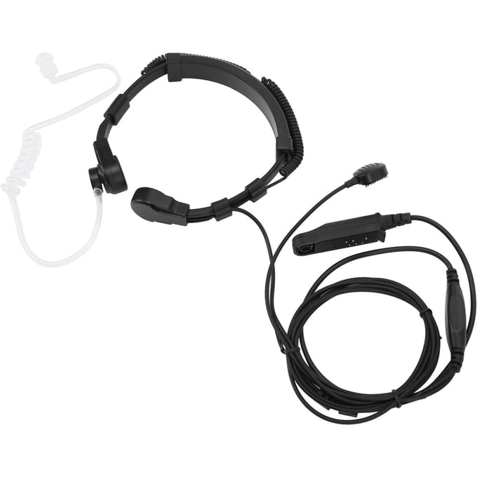 Keelmicrofoon Headset Luchtkanaal Keelvibratie PTT Microfoon Headset voor UV9R Plus BF9700 BFA58