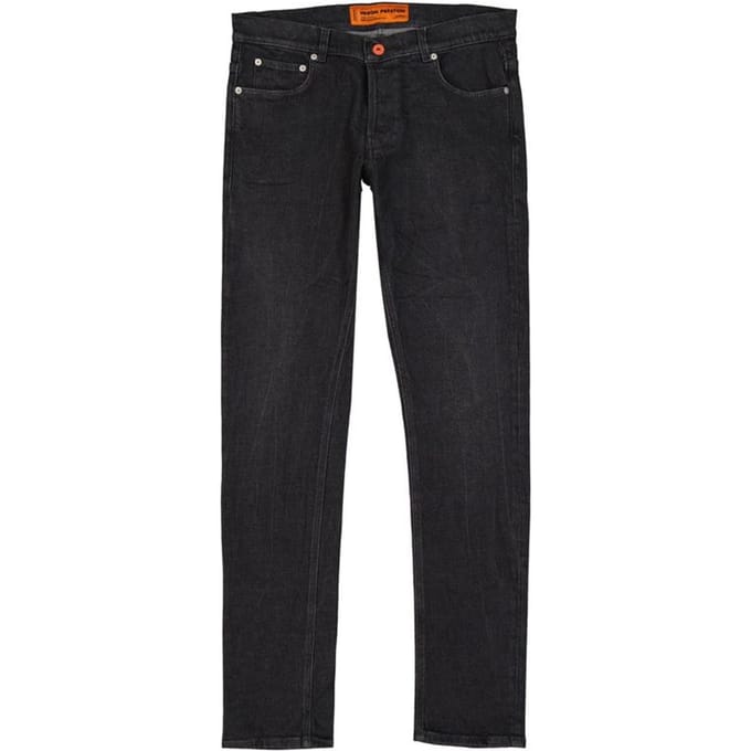 Heron Preston Zwarte Katoenen Slim Fit Jeans