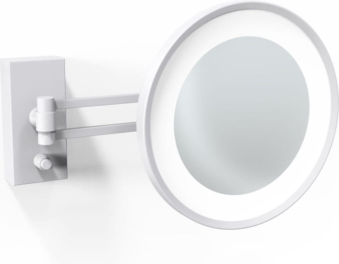Cosmetische spiegel - BS 36/V LED, mat wit.