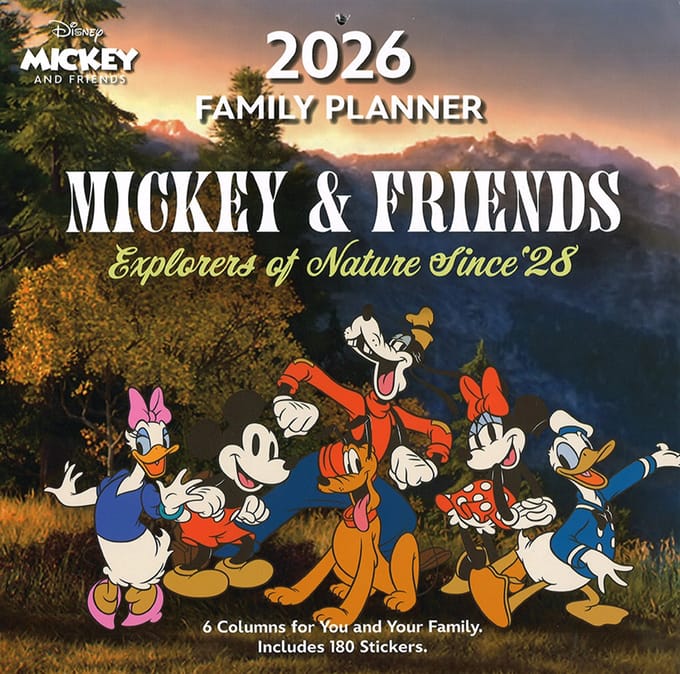 MICKEY & FRIENDS - Familienplaner im Format 30 x 30