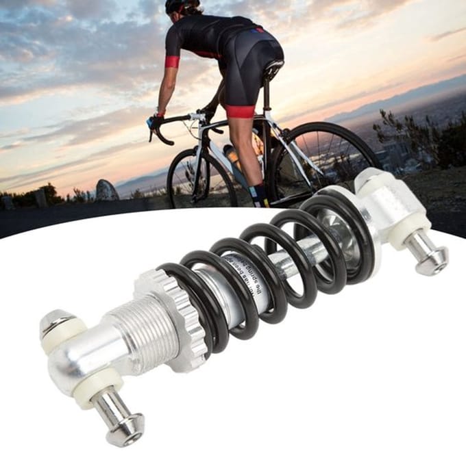 Onf3 - Fietsschokdemper - Aluminiumlegering - 120 mm - veerdemper