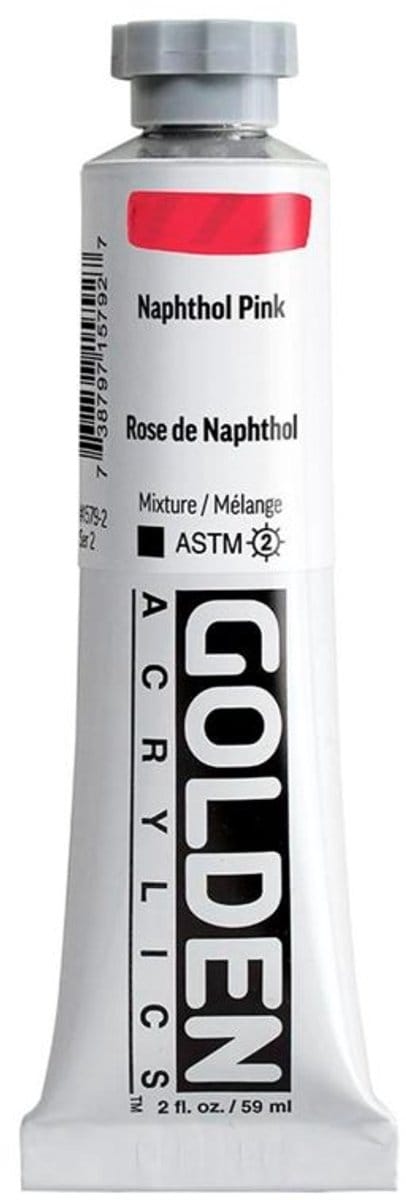 Golden Heavy Body Acrylverf Naftol Roze 59 ml