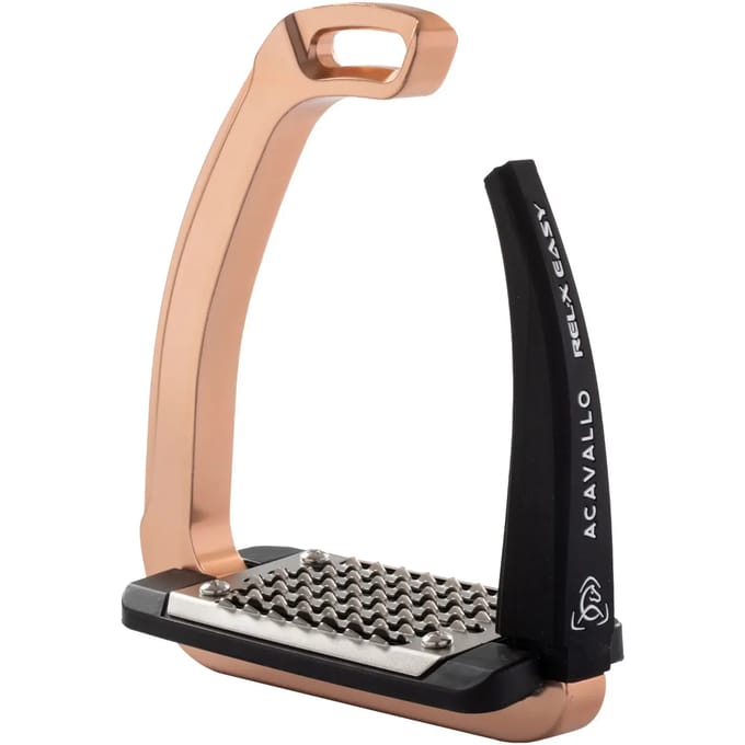 Acavallo Rel-X Easy Veiligheidsstijgbeugels Rose Gold