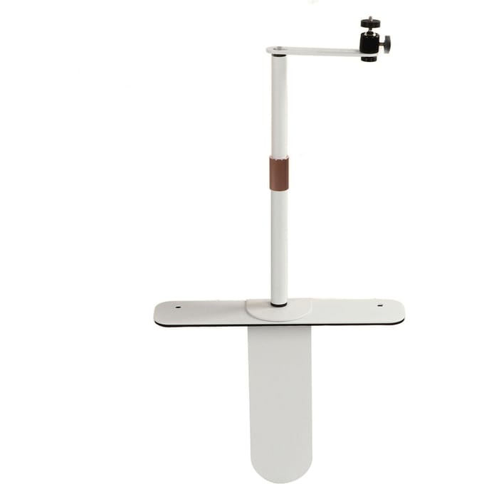 Support de projecteur rotatif à 360 degrés, support mural pour chevet, canapé, bureau, pour le bureau et la maison blanc