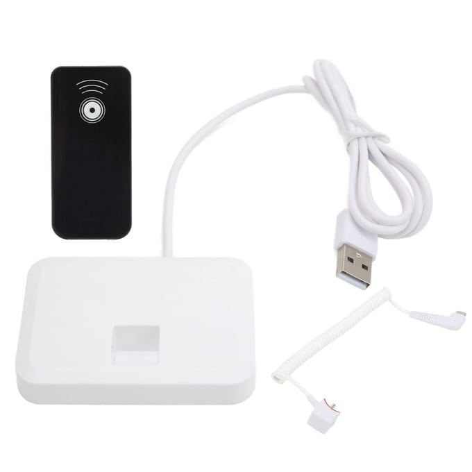 Bluetooth Oortelefoon Inbraakalarm Waterdicht Anti-diefstal Hittebestendig Displaystandaard voor Telefoonwinkel white