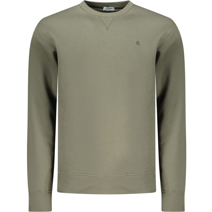 Coveri Moving Groene Katoenen Heren Sweatshirt