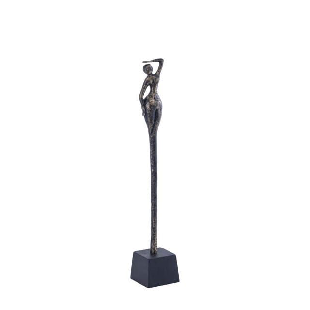 PTMD - Beeld Ciwan - Goud - 10x10x63cm