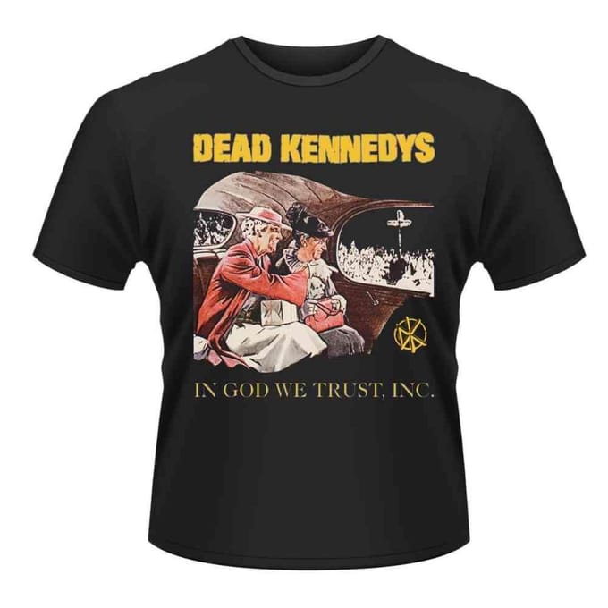 Dead Kennedys Heren Tshirt -S- In God We Trust Zwart