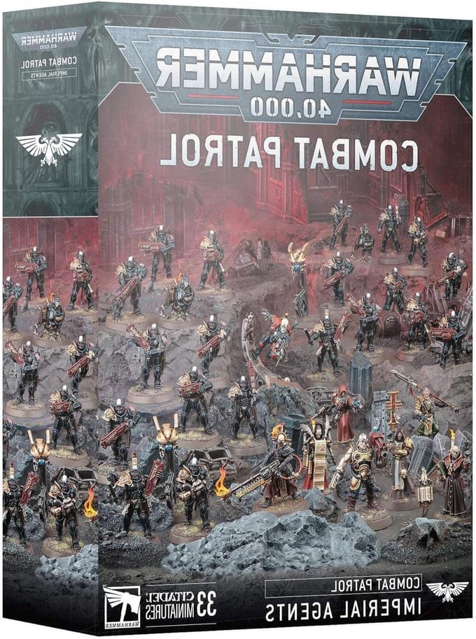 Imperial Agents - Combat Patrol - Miniatuurspellen - Grimdark Stijl - 1 cm - Zwart