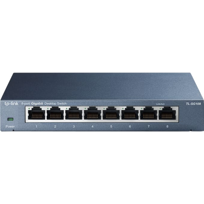 TP-Link TL-SG108 8-Port 10/100/1000Mbps Desktop Switch