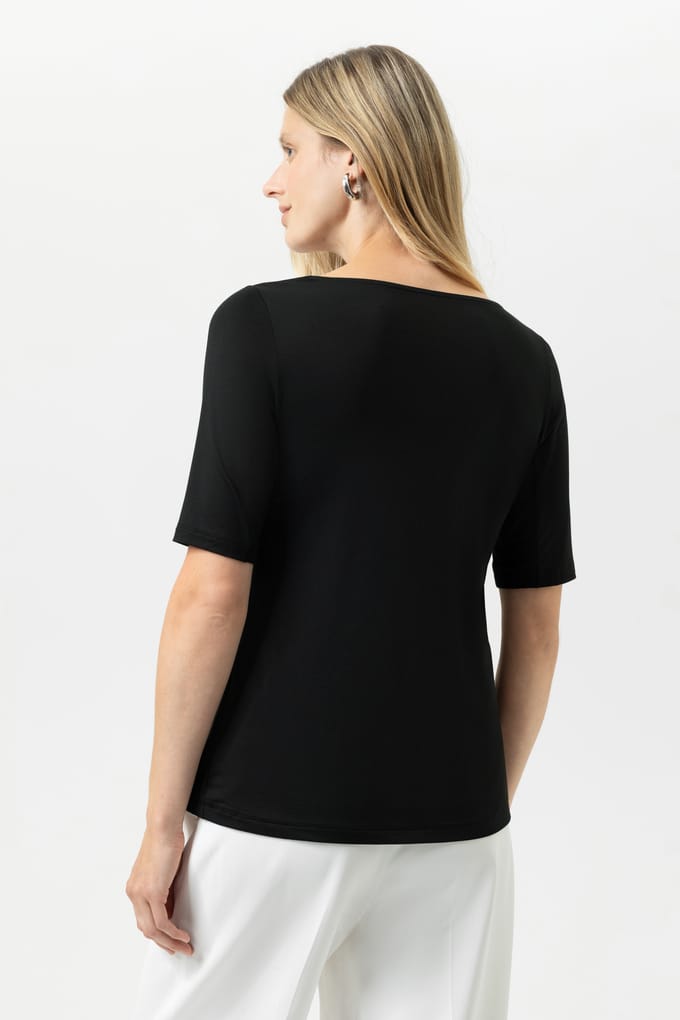 T-shirt Serie Blazershirt Zwart