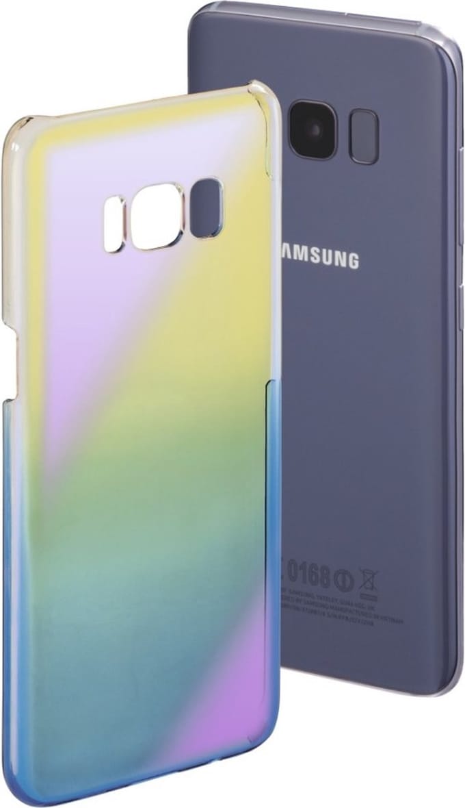 Hama Cover Gradient Mirror Galaxy S8 blauw