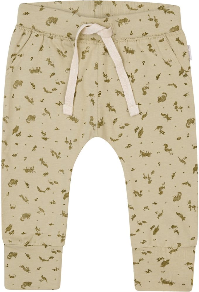 Noppies Pants Gray slim fit allover print Unisex Broek - Maat 68