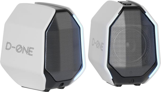 30W Gaming Luidsprekers met RGB Verlichting - Bluetooth en USB Connectiviteit voor PC, Laptop en Desktop