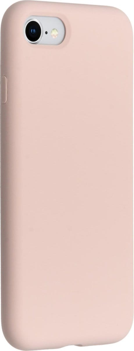 Liquid Silicone Back Cover + 9H Full Cover Screen Protector for iPhone 7+/8+ _ Roze