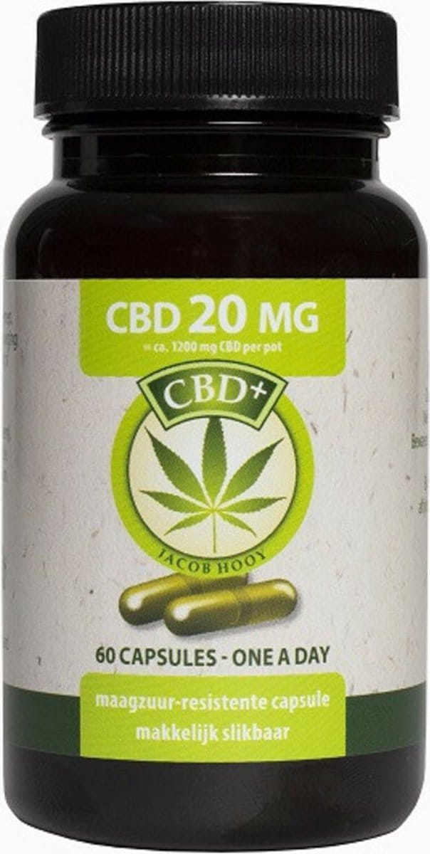 Jacob Hooy CBD Capsules 20 mg 60 capsules