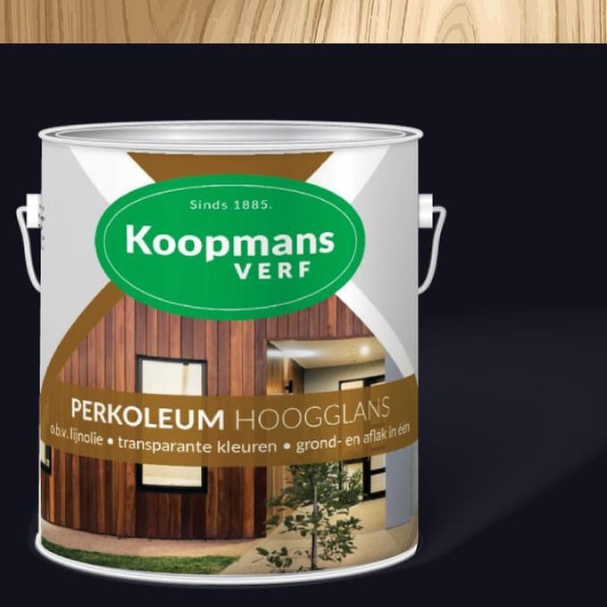 Koopmans Perkoleum Beits Monumentenblauw 256 Dekkend Hoogglans 2,5 liter