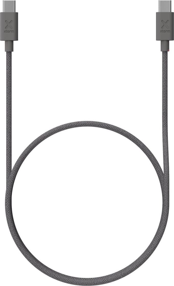 Xtorm Go2 USB-C PD 100W Kabel - 1 meter - Grijs