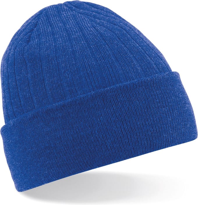 Thinsulate Wintermuts Beanie - Heren/Dames - 100% acryl wol - blauw - dubbel dikke stof