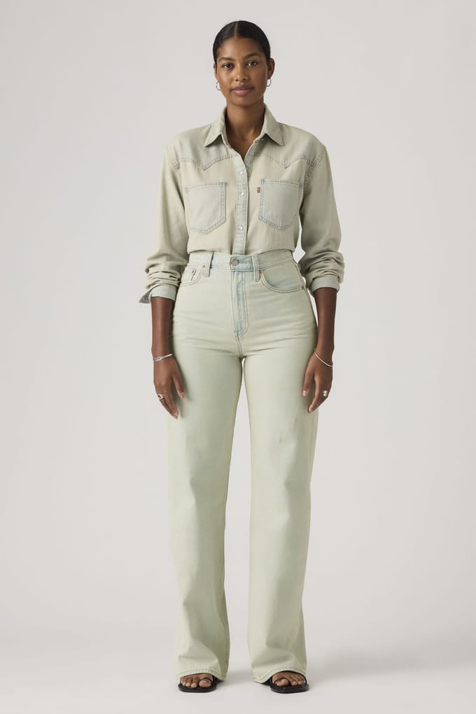 Levi's Ribcage Wide Leg Jeans Größe: W30L30 | Jeans Outlet | Damen