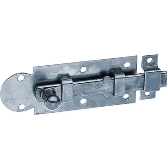 Alberts Raamgrendel Recht + Bevestigd Tegenstuk Blauw 100mm