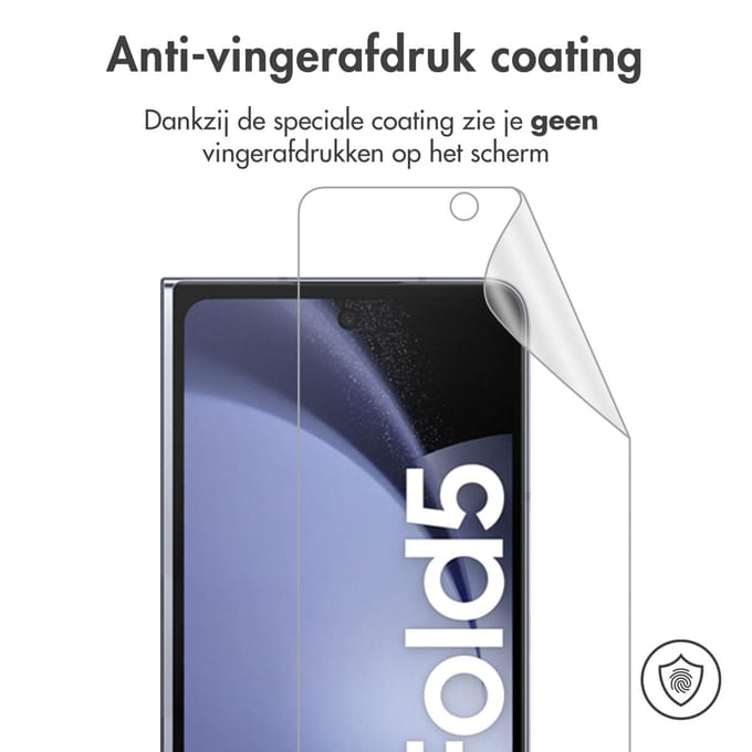 imoshion Screen Protector - Geschikt voor Samsung Galaxy Z Fold 5 - Screenprotector Folie 3 Pack
