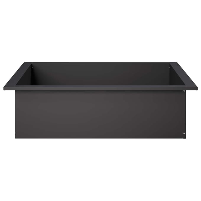 vidaXL - Vuurschaal - Ring - Zwart - 90 - x - 90 - x - 25 - cm - Staal