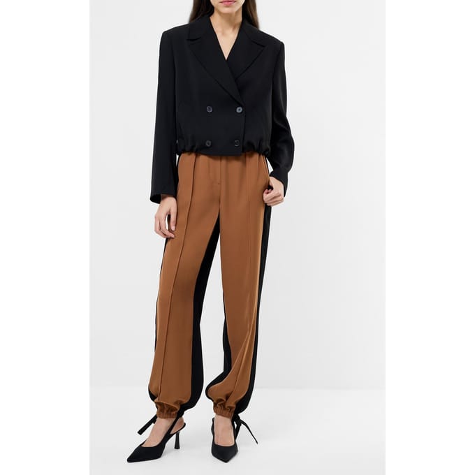 French Connection Vinnie Tailored Cropped Jacket Black Taglia: 6 | Blazers Outlet | Donna | Nero