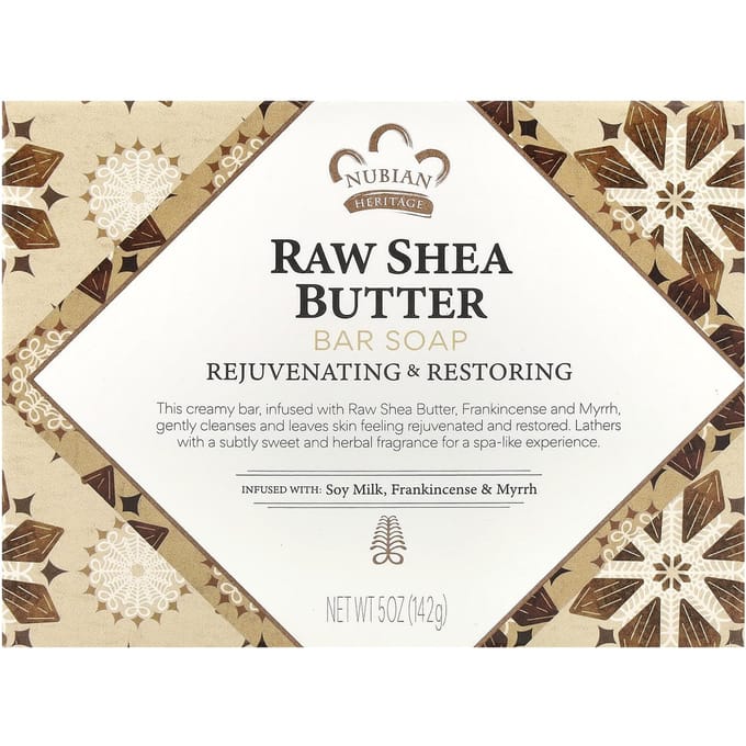 Nubian Heritage, Raw Shea Butter Soap, 5 oz (142 g) beige