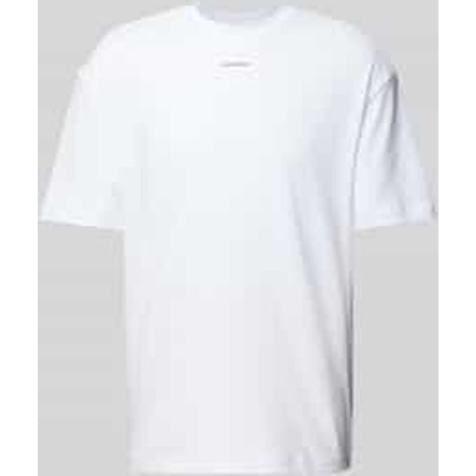 Oversized T-shirt met labelprint