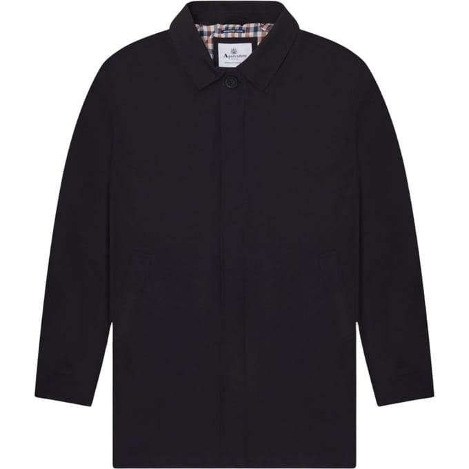 Aquascutum Active Shell Active Mid Trench Zwarte Jas