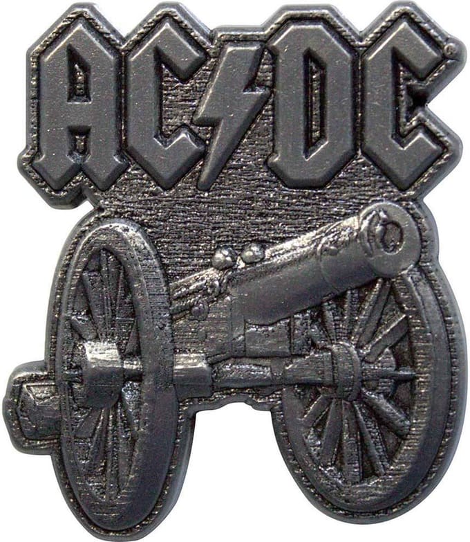 AC/DC - For Those About To Rock Pin - Grijs