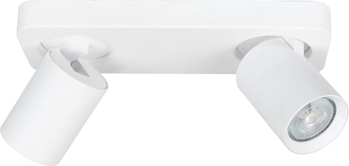 HighLight opbouwspot Oliver 2L balk - wit