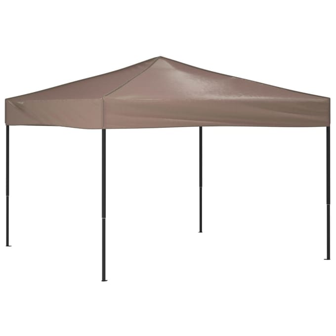 vidaXL - Partytent - inklapbaar - 3x3 - m - taupe