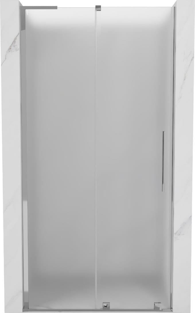 Mexen Velar L schuifdeur douchedeur 90 , ijs, chroom - 871-090-003-31-01