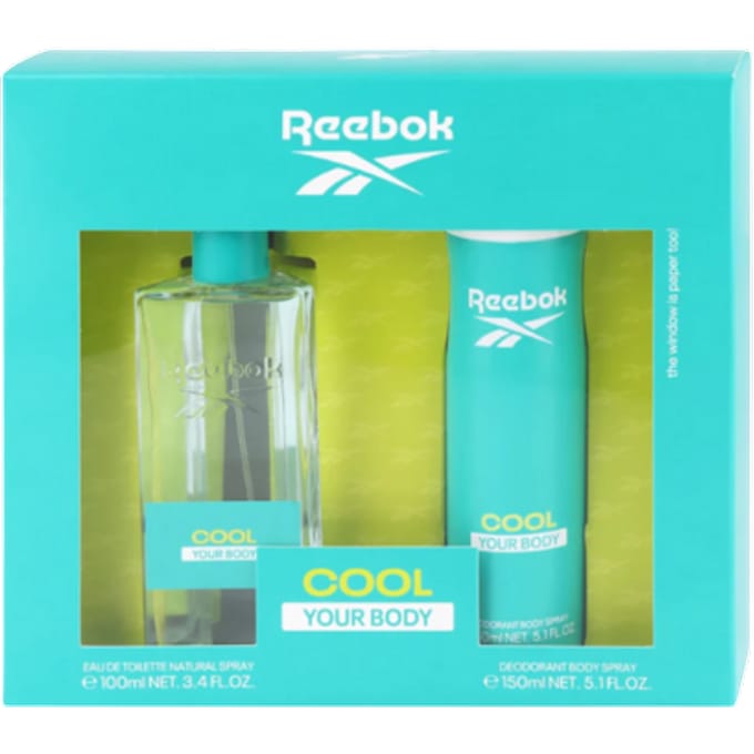 Reebok - Cool Your Body Set - Eau de Toilette 100 ml + Deodorant 150 ml