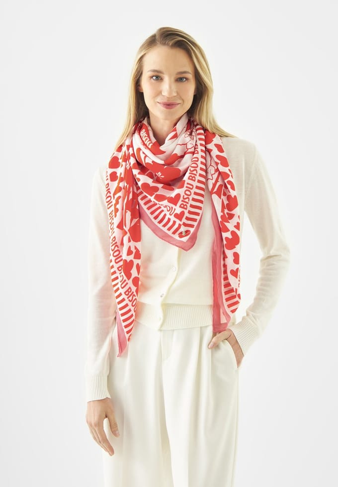 Codello doek van viscose met motief