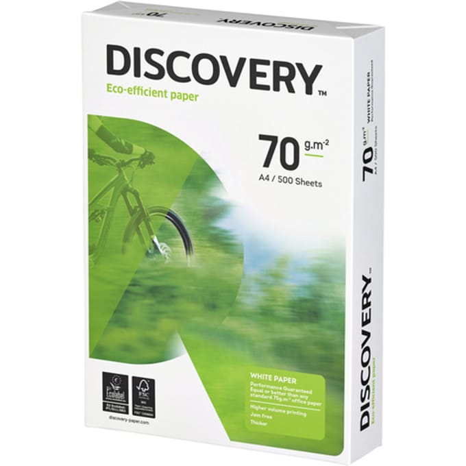 Kopieerpapier Discovery - A4 - 70gr - wit - 500 vel - FSC + ECOlabel