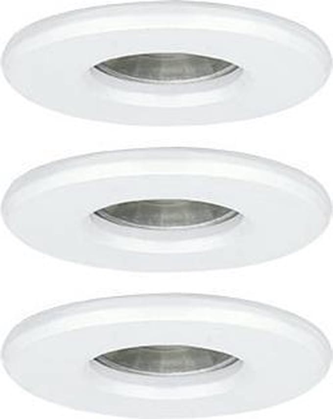 EGLO IGOA INGEBOUWD. SET IP44/IP20 3X3,3W Ø85 WIT